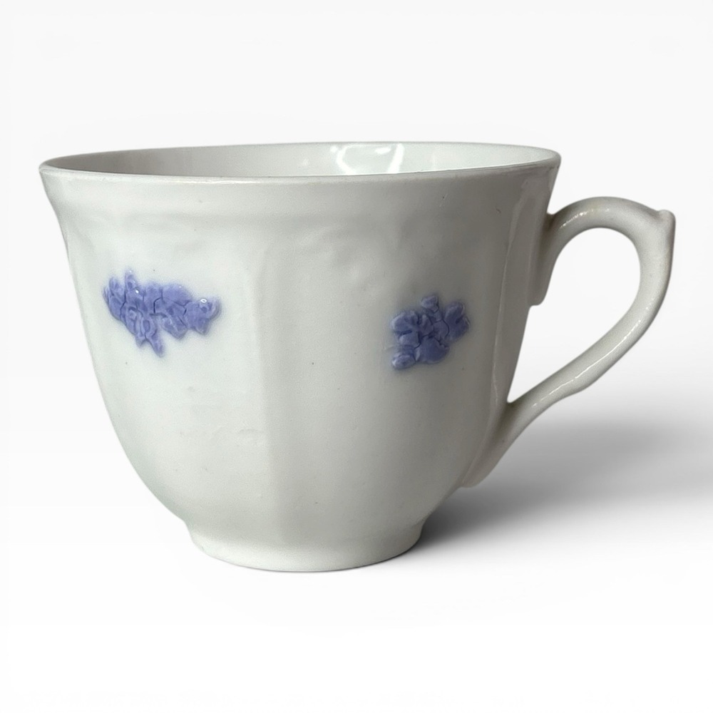 Vintage Royal Adderley Chelsa Blue Grape Embossed Tea Cup